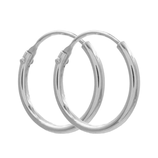 Creolen 1.2/15mm Silber 925/000 - MeinSchmuckShop
