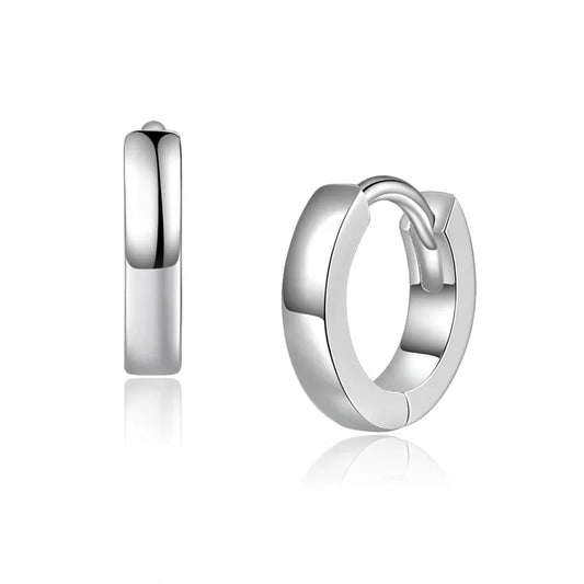 Klappcreolen 11/2.2mm Silber 925/000 - MeinSchmuckShop