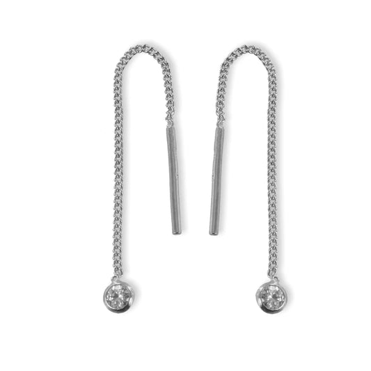 Durchzieher Zirkonia - Silber 925/000 - MeinSchmuckShop