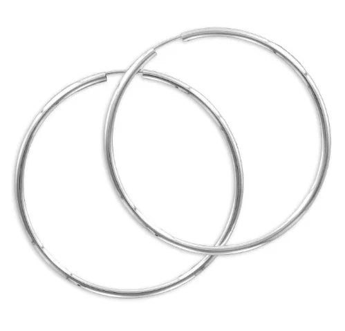 Creolen 80mm Silber 925/000 - MeinSchmuckShop
