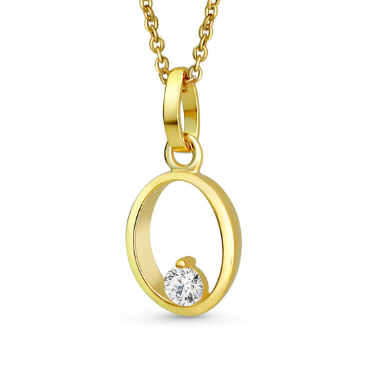 Anhänger mit Zirkonia Gold 333/000 - MeinSchmuckShop