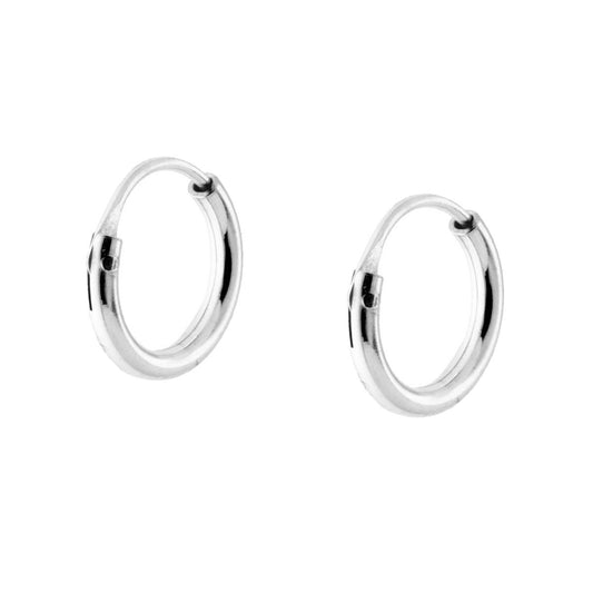 Ohrringe Creolen Ø 10 mm aus Silber 925 - MeinSchmuckShop