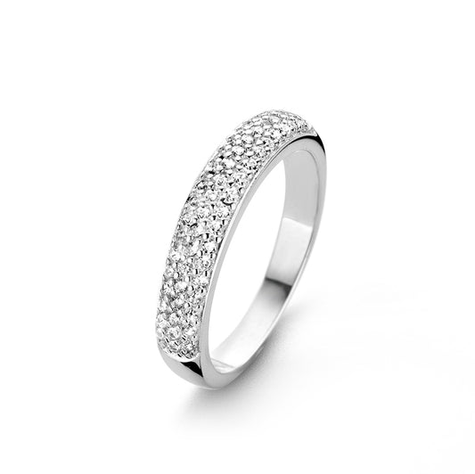 Damenring mit 58 Zirkonia Silber 925/000 - MeinSchmuckShop