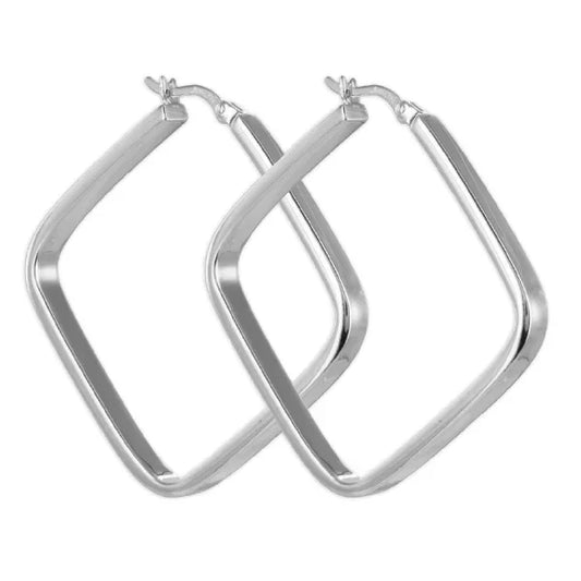Creolen 43 x 43mm Echt Silber 925/000 - MeinSchmuckShop