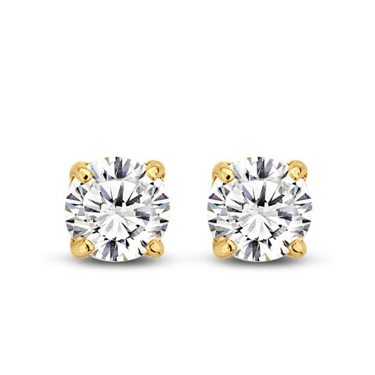 Ohrstecker Zirkonia 3 mm Gold 585/000