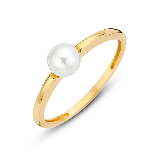 Damenring mit SWZP 5 mm Gold 585/000 - MeinSchmuckShop