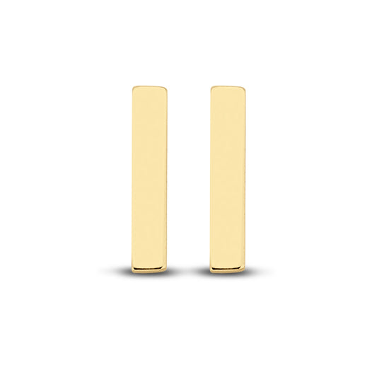 Ohrstecker Bar 8x1,4mm Gold 585/000