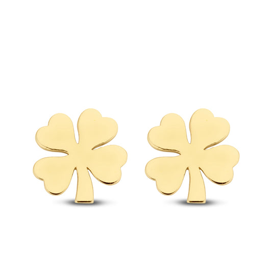 Ohrstecker Kleeblatt Gold 585/000