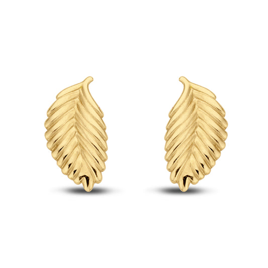 Ohrstecker Feder Gold 585/000