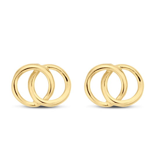 Ohrstecker Kreise Gold 585/000