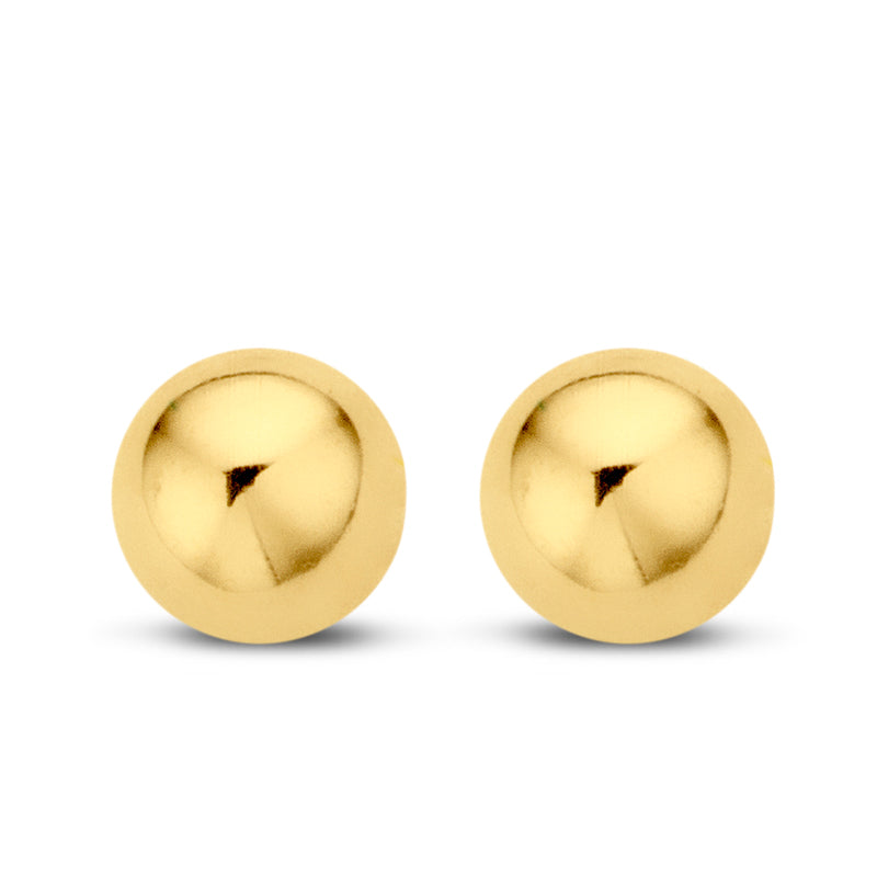 Ohrstecker Halbkugel 4 mm Gold 585/000 - MeinSchmuckShop