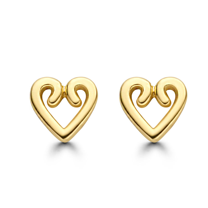 Ohrstecker Herz Gold 585/000 - MeinSchmuckShop