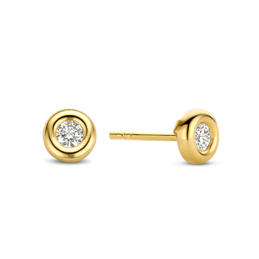 Ohrstecker Zirkonia 2,5mm Gold 585/000