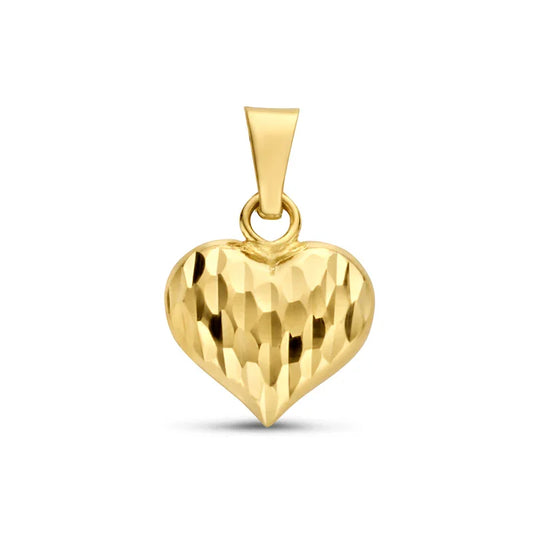 Anhänger Herz 8mm diamantiert Gold 585/000 - MeinSchmuckShop