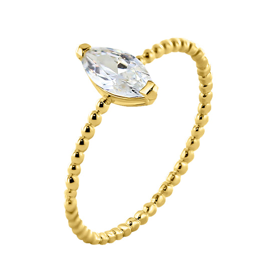 Damenring Zirkonia Gold 585/000 - MeinSchmuckShop
