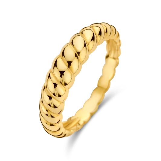 Damenring Croissant Style Gold 585/000 - MeinSchmuckShop