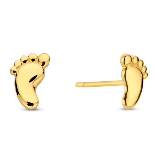 Ohrstecker Babyfüße Gold 585/000