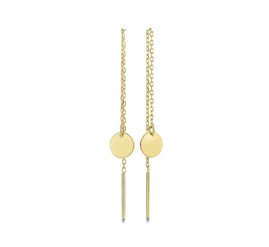 Durchzieher Dot 5mm Gold 585/000