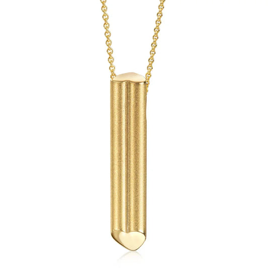 Collier mit Herzanhänger Silber 925/000 10 Milliemes vergoldet - MeinSchmuckShop