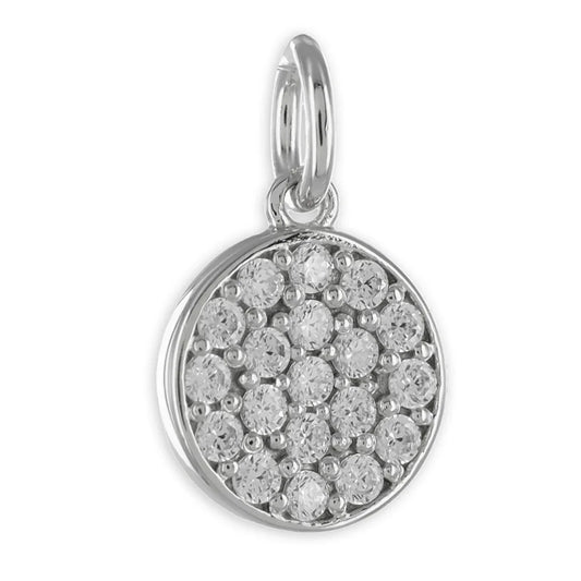 Anhänger mit 19 Zirkonia Echt Silber 925/000 - MeinSchmuckShop