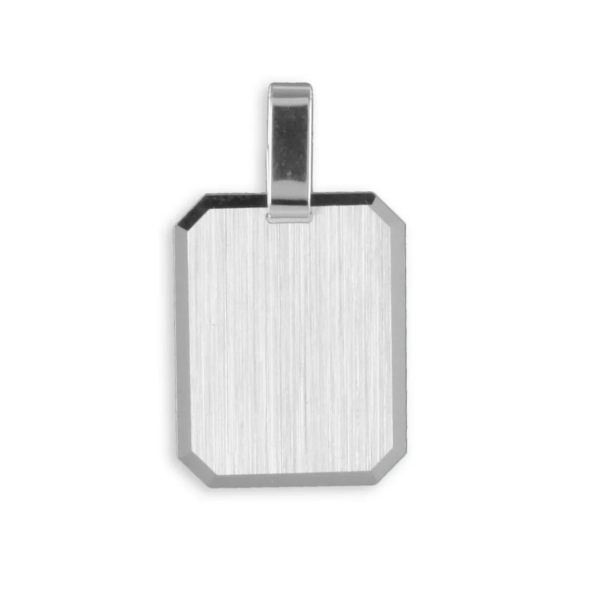 Gravurplatte diamantiert - Silber 925/000 - MeinSchmuckShop