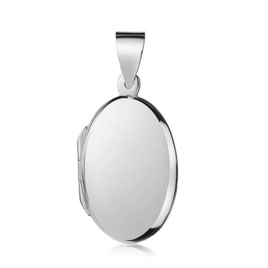 Medaillon oval Echt Silber 925/000 - MeinSchmuckShop