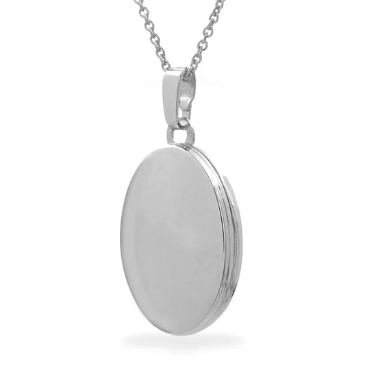 Medaillon oval 16 x 21mm Silber 925/000 - MeinSchmuckShop