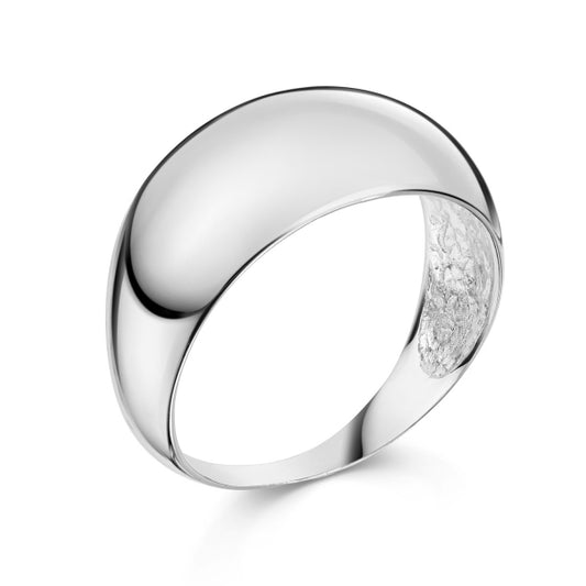 Damenring Bold glanz Silber 925/000 rhodiniert - MeinSchmuckShop