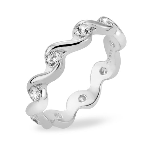 Damenring mit Zirkonia Silber 925/000 - MeinSchmuckShop