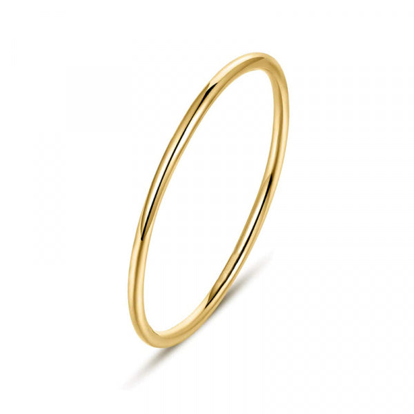 Stackable Ring schmal 1.1mm Silber 925/000 vergoldet