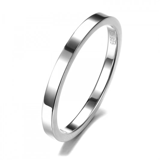 Damenring 2.1mm breit Silber 925/000 - MeinSchmuckShop