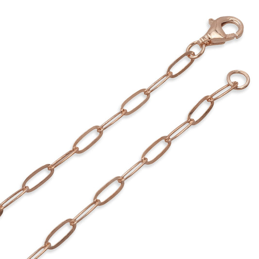Ankerkette weit 2.8mm Silber 925/000 rosé vergoldet - MeinSchmuckShop
