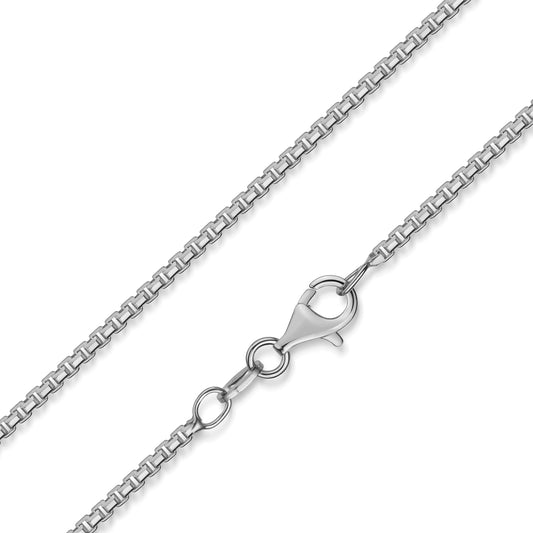 Venezianerkette 1,6mm breit 8-seitig diamatiert Silber 925/000 - MeinSchmuckShop