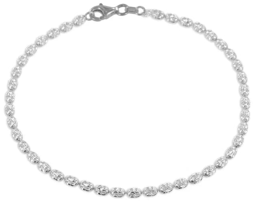 Kugelarmband oval 2,8mm Silber 925/000 - MeinSchmuckShop
