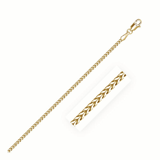 18k Yellow Gold Franco Chain (1.60 mm) - MeinSchmuckShop