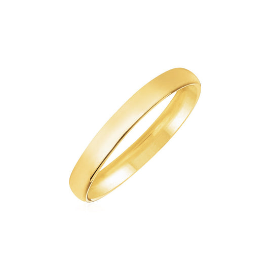 14k Yellow Gold Comfort Fit Wedding Band(3.00 mm) - MeinSchmuckShop