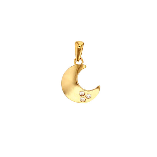 Anhänger 750er Gold (18Kt) und kubischer-zirkonia