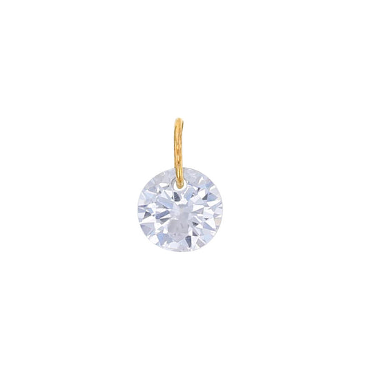 Anhänger 750er Gold (18Kt) und kubischer-zirkonia