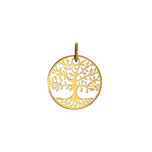 Anhänger Lebensbaum 750er Gold (18Kt) Oberfläche Durchbrochen - MeinSchmuckShop