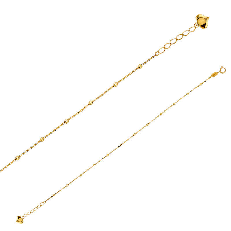 Armband mit kleinen Kugeln, Gold 18 Kt.