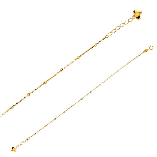 Armband mit kleinen Kugeln, Gold 18 Kt.
