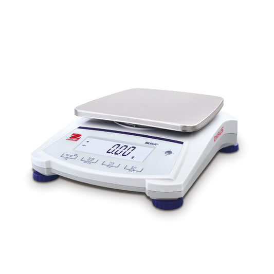 Waage Scout SJX 1502M mit Zulassung Ohaus - viereckiges Plateau